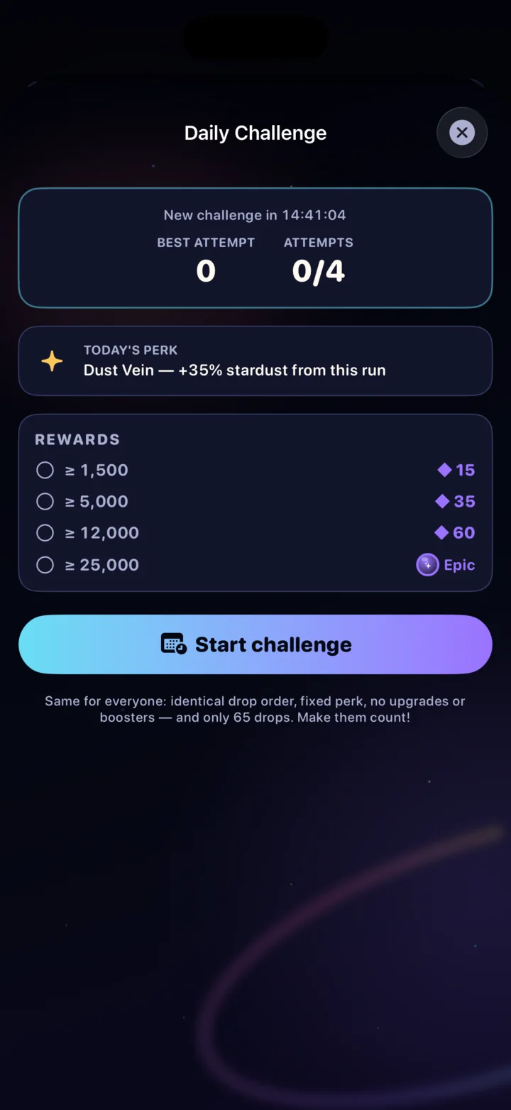 NOVA POP! tägliche Event-Challenge und Belohnungen